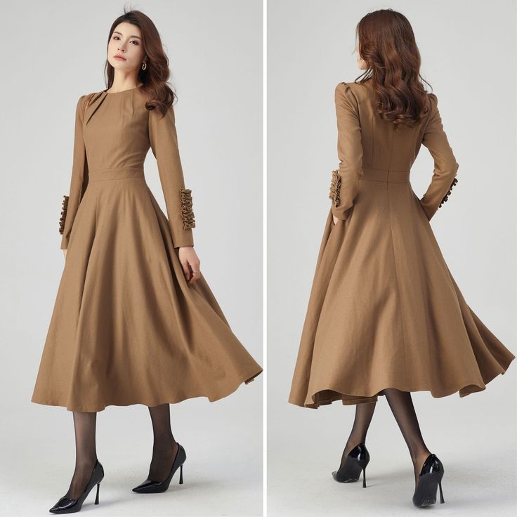 wool dresses for winter